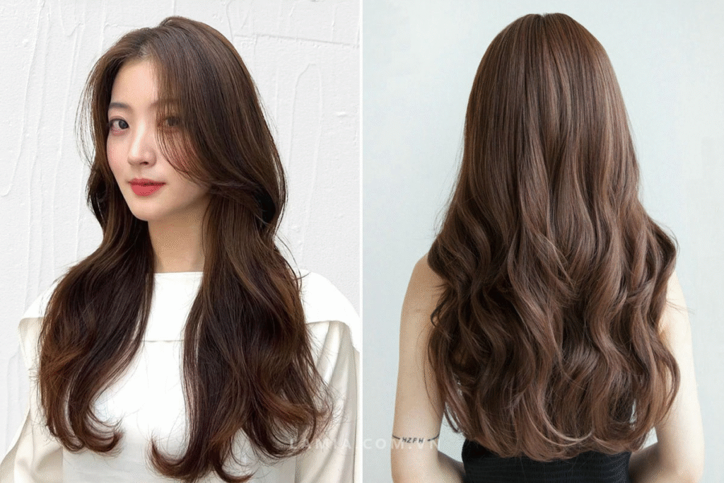 Tóc Uốn Xoăn Sóng Lơi Hàn Quốc
